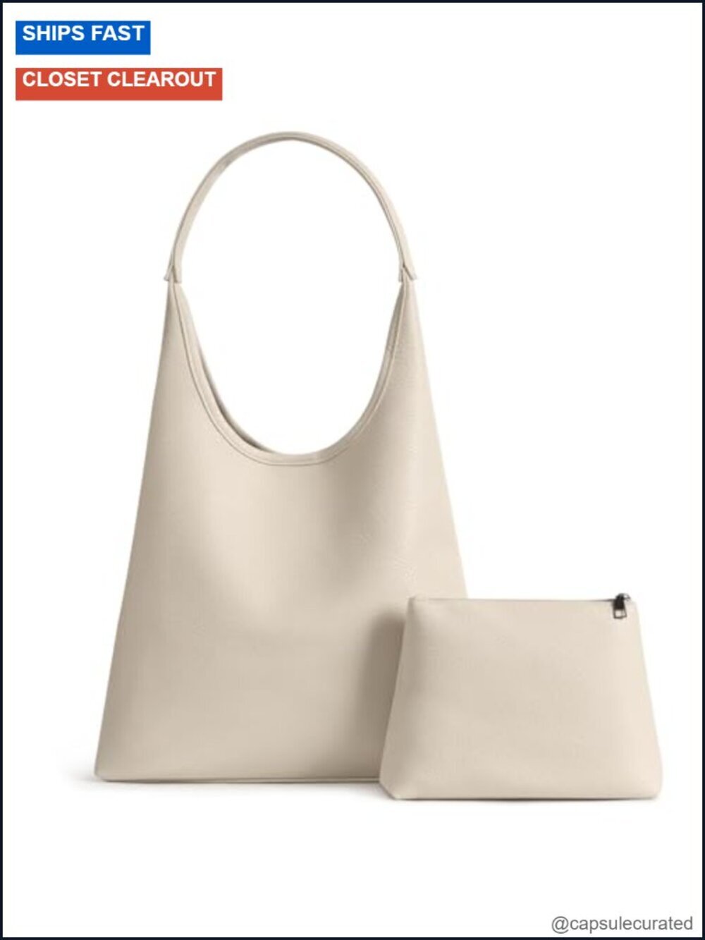 Large Slouchy Hobo Bag for Women Vegan Leather Shoulder Purse Fits 13.6" Laptop